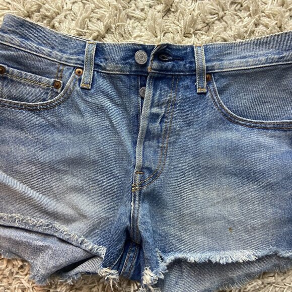Levis 501 Buttonfly NEW Jean Shorts - Picture 1 of 4